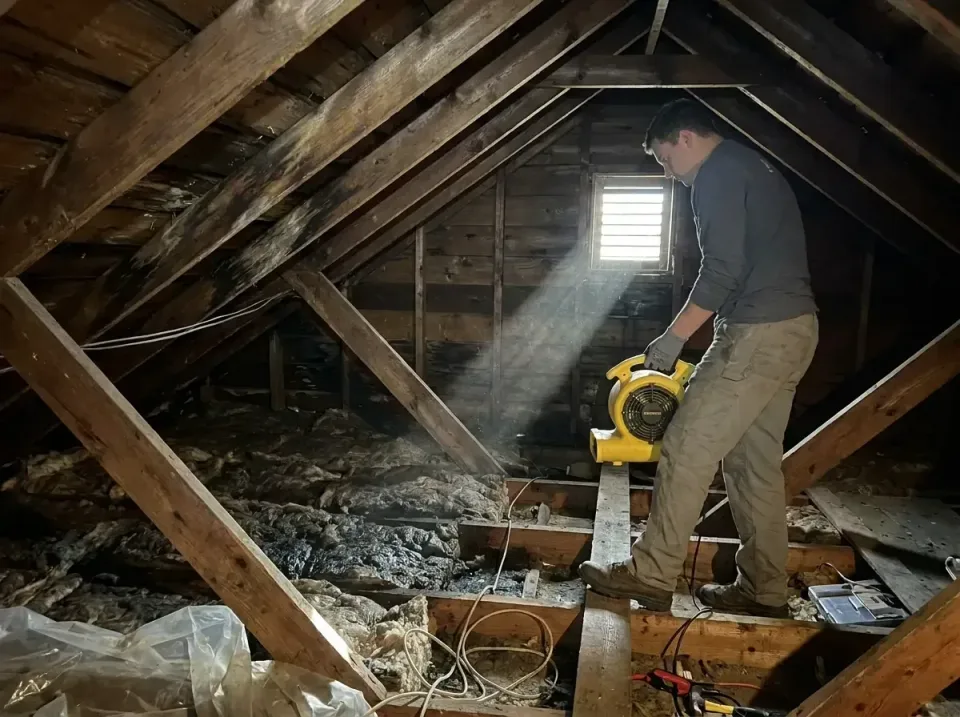 attic-water-damage-drying-proc-007 — frequently asked questions, Emergency Water Extraction & 24/7 Flood Response in Sisseto…